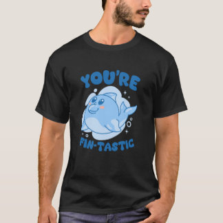 Du är en underbart söt delfinfras med långärmad t shirt