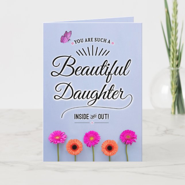 Du är en vacker dotter, både till utseendet och ti kort (Framsida)