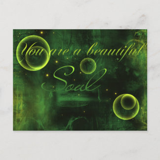 Du är en vacker själ vykort