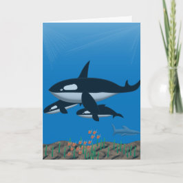 Du är en val av Pappa Kort