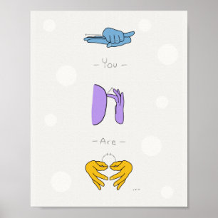 Du är en vänlig och viktig ASL-filmoffert Poster