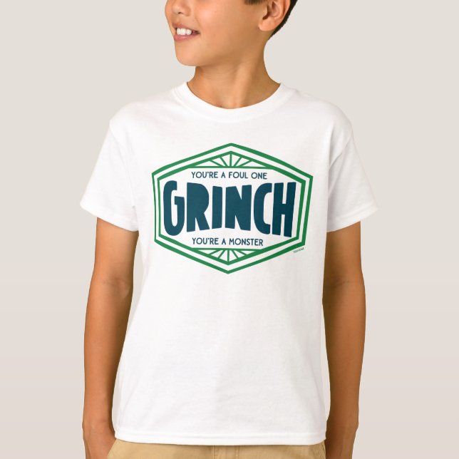 Du är en vidrig en Grinch T Shirt (Framsida)