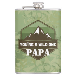 Du är en Vild en Personlig-gåva Fickplunta