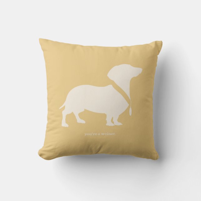 Du är en Weiner Kudde (Framsida)