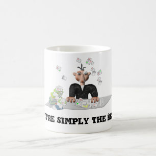Du är enkelt det bäst. Personligtext Kaffemugg