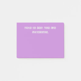 Du är enorm post-it block