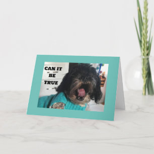 DU ÄR ETT ANNAT ÅR, KAN DET VARA SANT? KORT