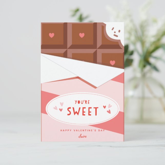 Du är ett bra klassrum Alla hjärtans dagskort Inbjudningar (Stående Fram)