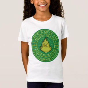 Du är ett Elak, ett Mister Grinch Badge T Shirt