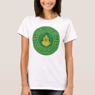Du är ett Elak, ett Mister Grinch Badge T Shirt