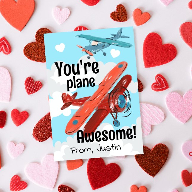 Du är ett fantastiskt flygplansvalentin inbjudningar (Skapare uppladdad)