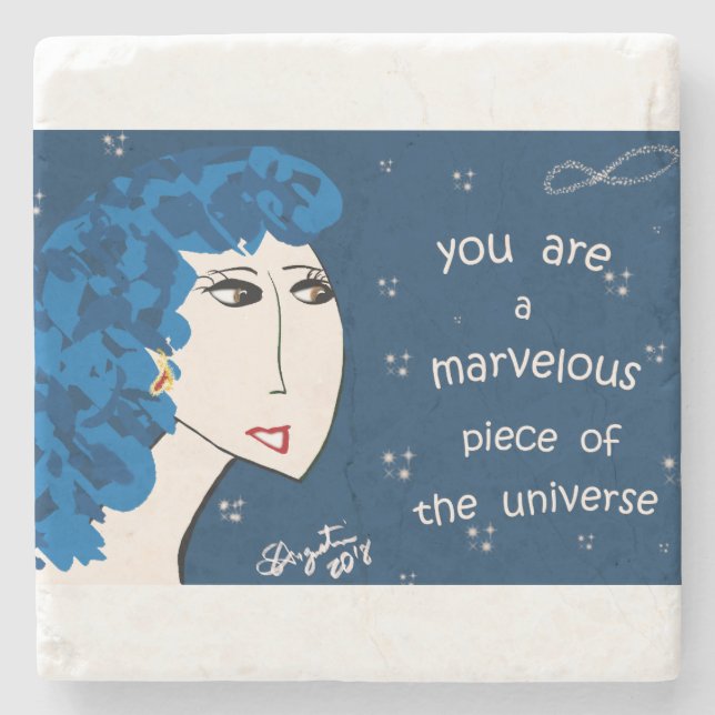 DU ÄR ETT FÖRTRÄFFLIGT BIET AV UNIVERSUM STENUNDERLÄGG (Framsidan)