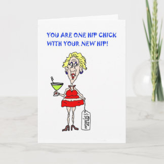 DU ÄR ETT HIP-CHICK-HIP-ERSÄTTNINGSKORT KORT