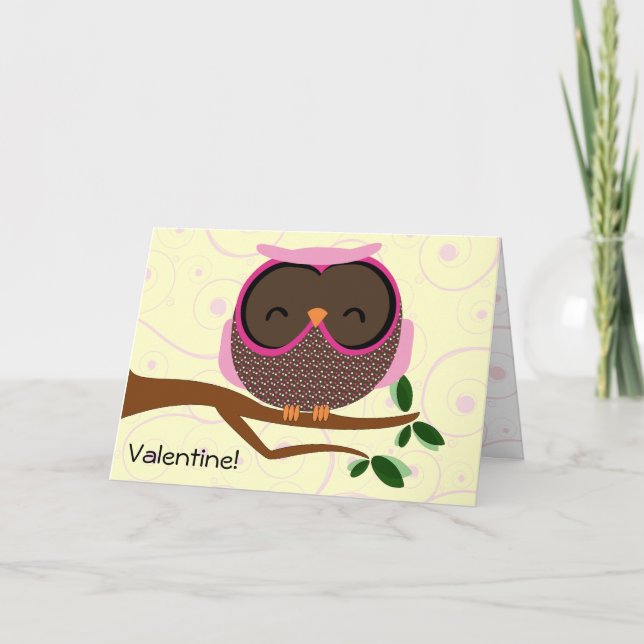Du är ett Hoot Valentine Card Helgkort (Framsida)