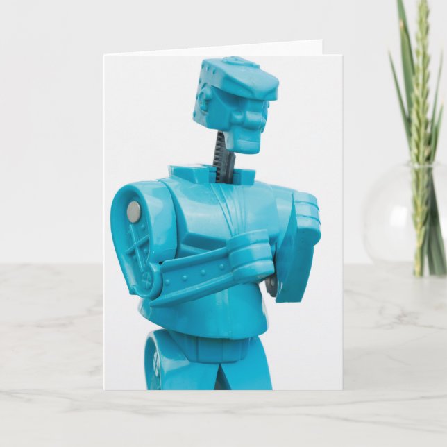 Du är ett Knock-out Robot Gratulationskort Kort (Framsida)