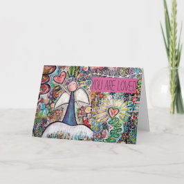 Du är ett Loved Angel Card Kort