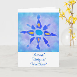 Du är ett motståndskraftigt supportkort för cancer kort