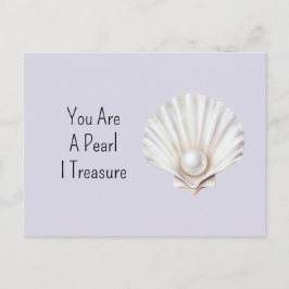 Du Är Ett Pärlskal Jag Skattar Vykort
