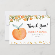 Du är ett Peach-tackkort