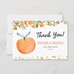 Du är ett Peach-tackkort Tack Kort