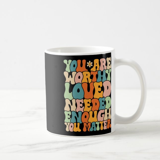 Du är ett problem. Kindness be like Groovy Mental  Kaffemugg (Höger)