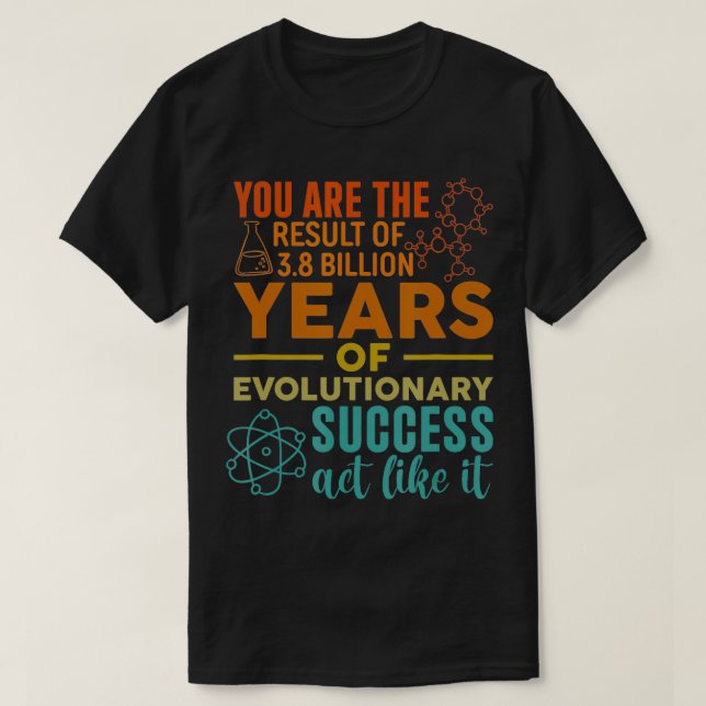 Du är ett resultat av en framgångssaga i utvecklin t shirt (Design framsida)