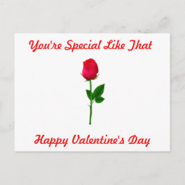 Du är ett Speciellt Valentinkort Vykort