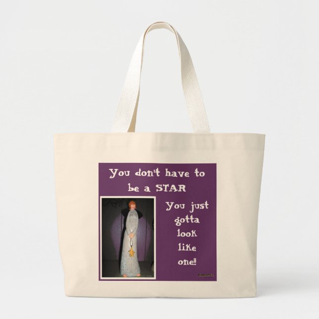 Du är ett Star Angel-uttryck Jumbo Tygkasse (Framsidan)