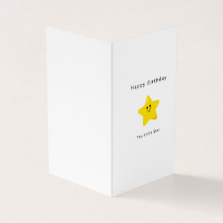 Du är ett stjärnfödelsedagskort kort