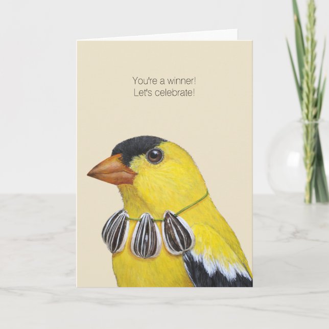 Du är ett vinnarkort kort (Framsida)