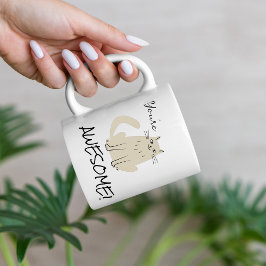 Du är Fantastisk Cat-uppskattning Kaffemugg