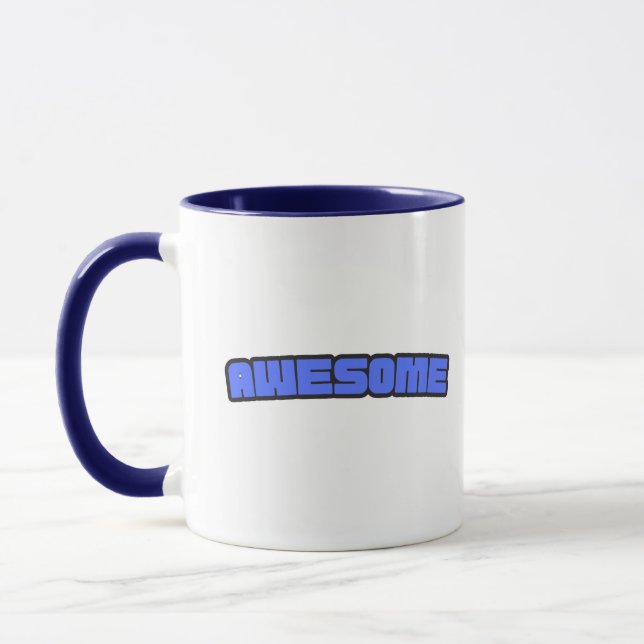 Du är Fantastisk Digital Designad Typografi Mugg (Vänster)