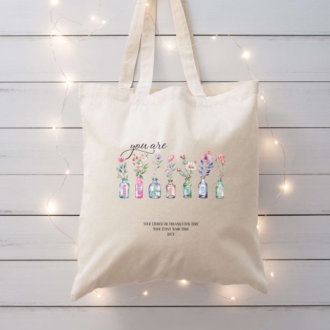 Du är Fantastisk Faith Söndag School Anpassningsba Tygkasse (Skapare uppladdad)