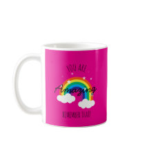 Du är fantastisk - Het rosa mugg