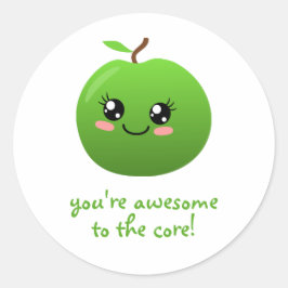 Du är fantastisk i kärnan runt klistermärke