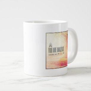 Du är Fantastisk Jumbo Mugg
