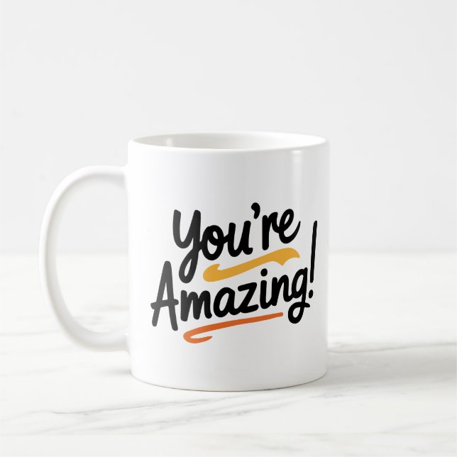 Du är Fantastisk! Kaffemugg (Vänster)