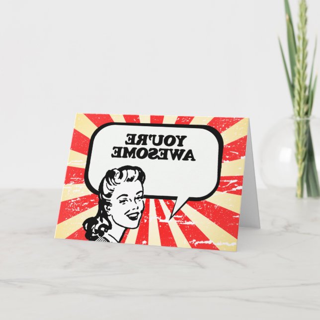 DU ÄR FANTASTISK KORT (Framsida)