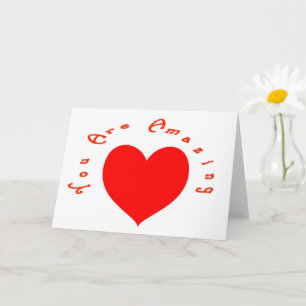 Du är fantastisk! kort