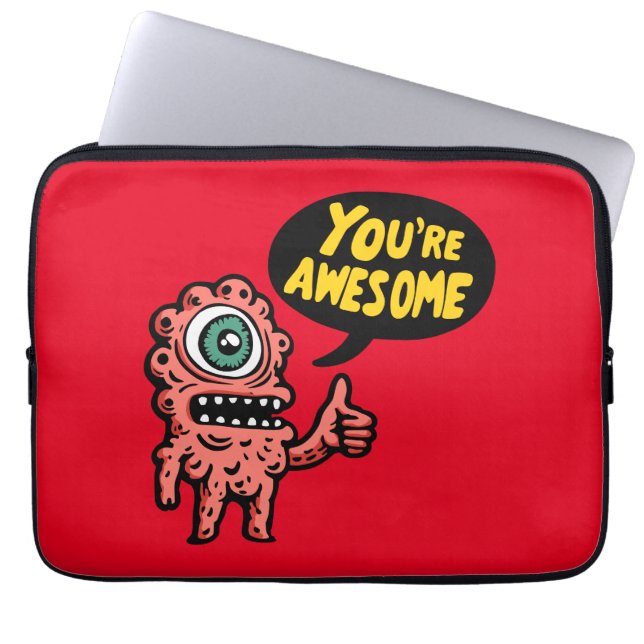 Du är Fantastisk Laptop Fodral (Framsidan)