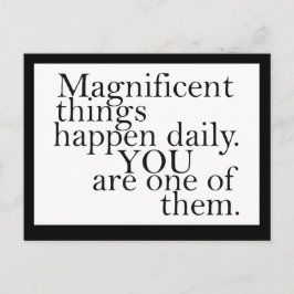 Du är fantastisk - Motiveringellt vykort