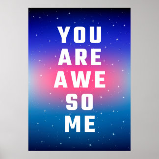Du är fantastisk poster