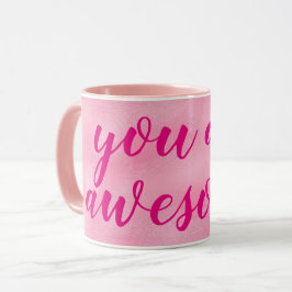 Du är fantastisk ROSA Design Mugg