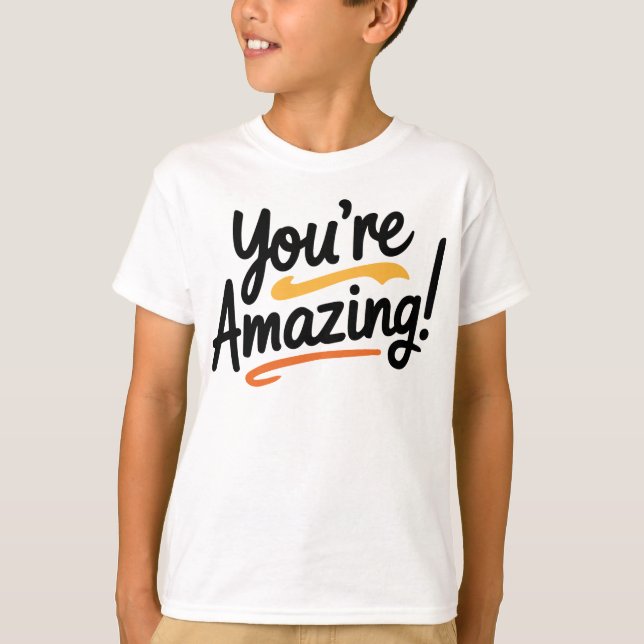 Du är Fantastisk! T Shirt (Framsida)