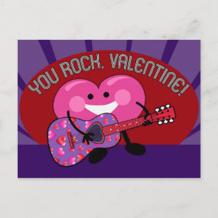 Du är fantastisk Valentine! Sött hjärta som spel Helg Vykort