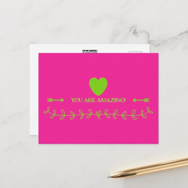 Du är Fantastisk! Vykort (Fram/Back In Situ)