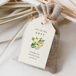 Du är favorittagg för Zest Lemon-Möhippa Presentetikett