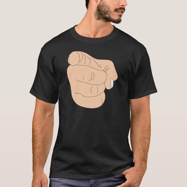 Du är Fired Finger T Shirt (Framsida)