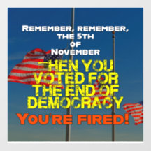 Du är Fired! Windows Cling