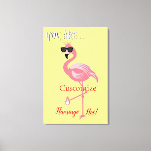 Du är Flamingo Hett Thunder_Cove Canvastryck